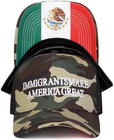 Immigrants Make America Great Hat We are All Immigrants Hat Mesh